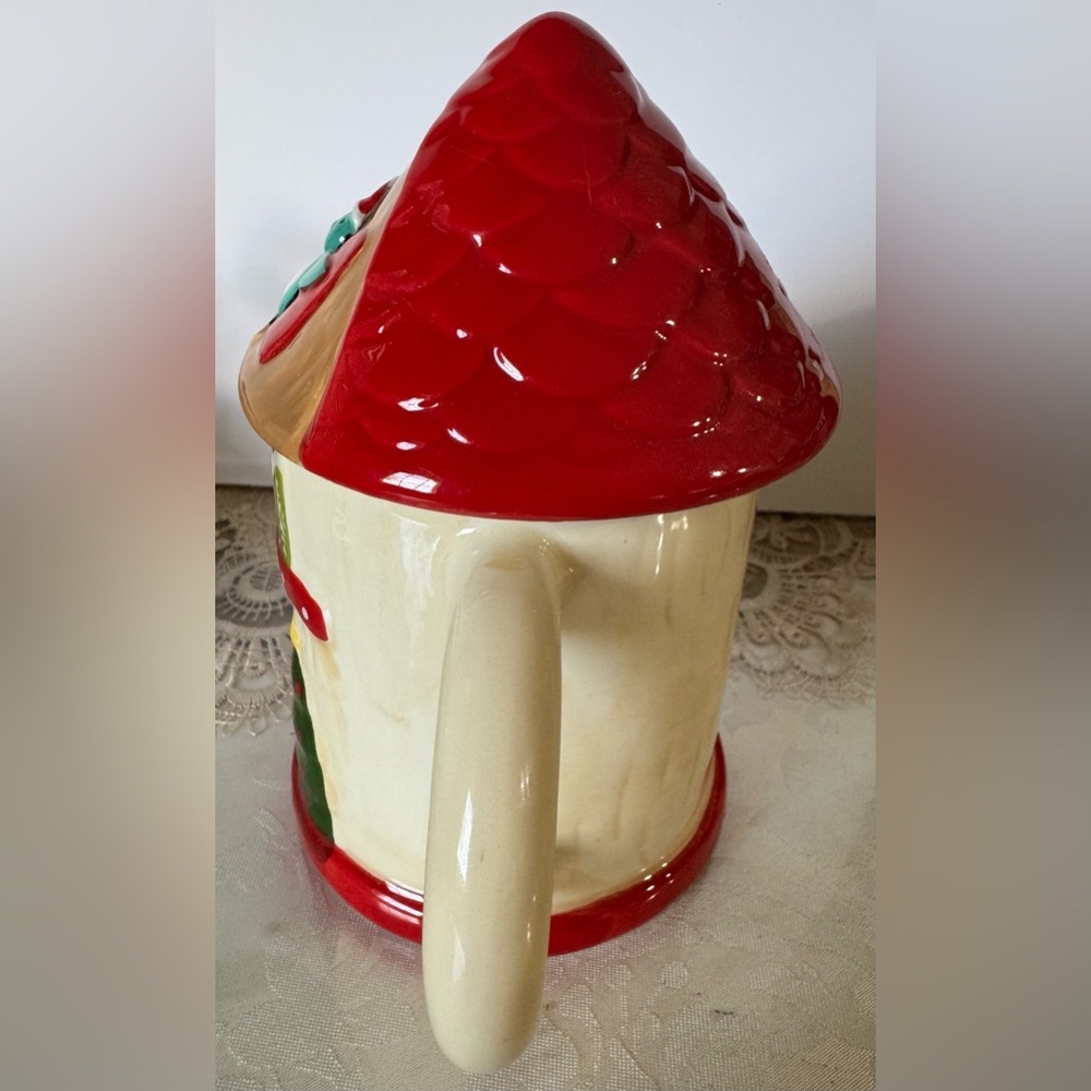 Cost Plus World Market Red and White Mug - Picture 2 of 9
